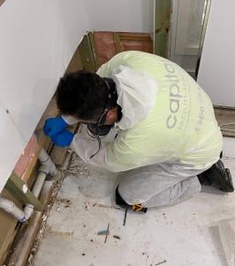 Identifying tapping noises as indicators of leaking pipes